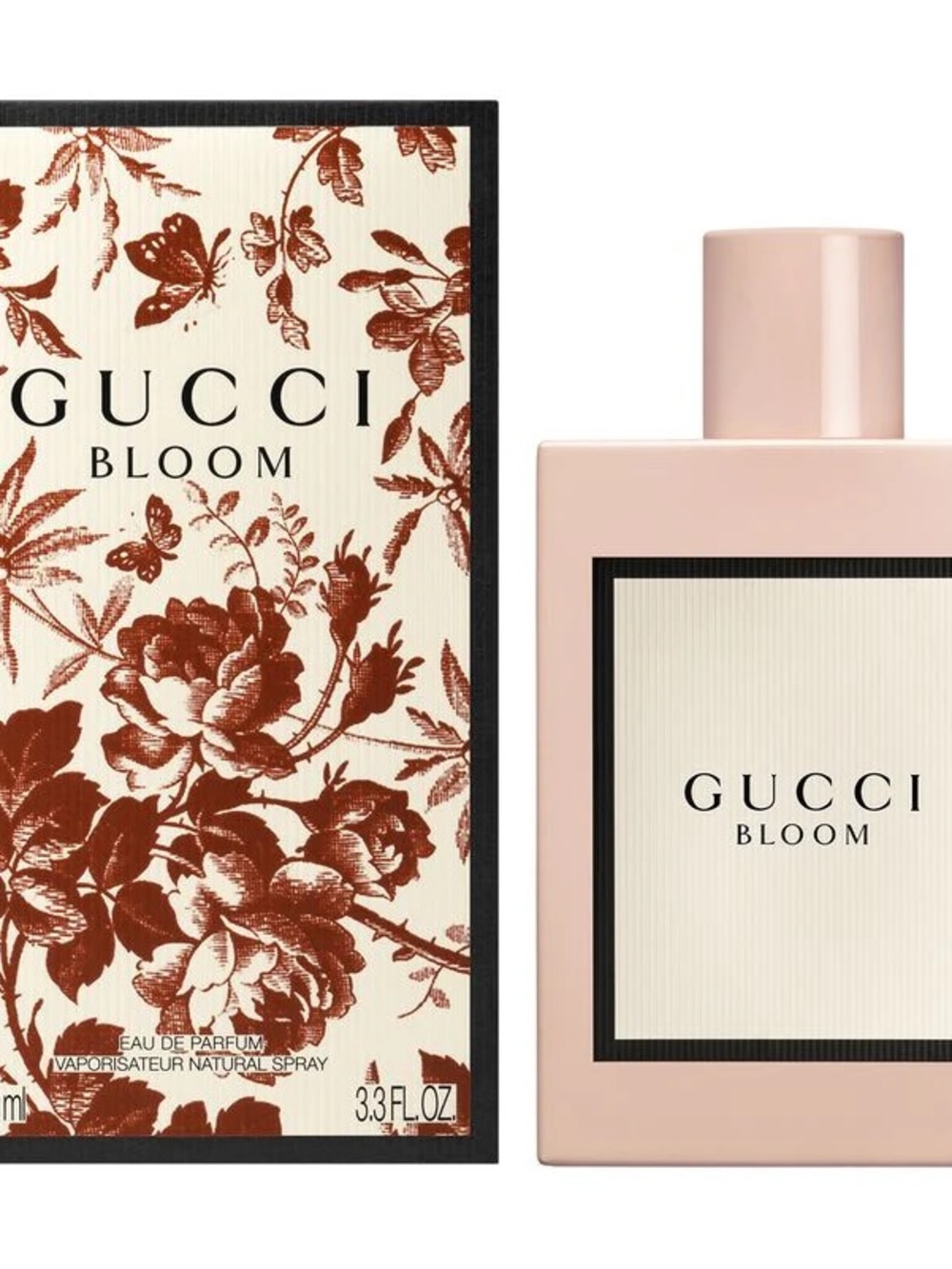 Gucci Bloom Pink Lacquered Bottle with Floral Box
